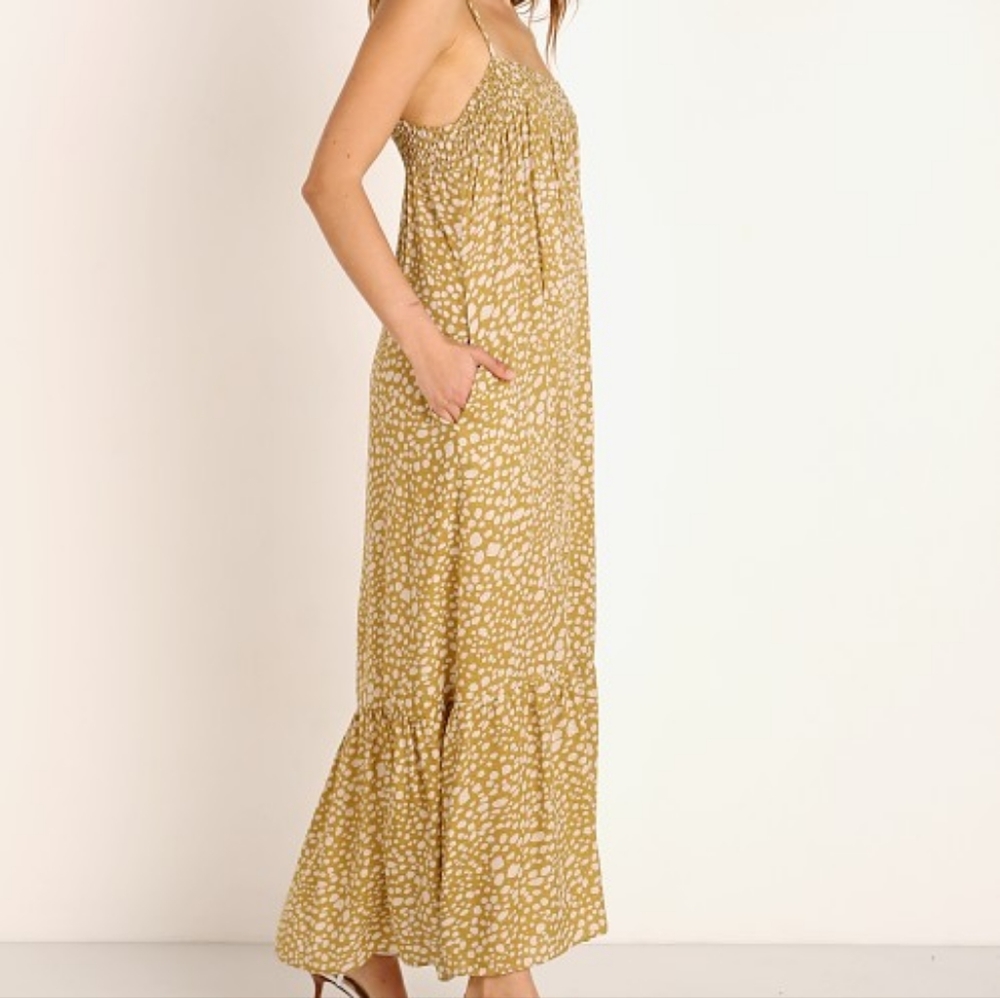 Show Me‎ Your Mumu Anaya Desert Cheetah Maxi Dress - Picture 2 of 9